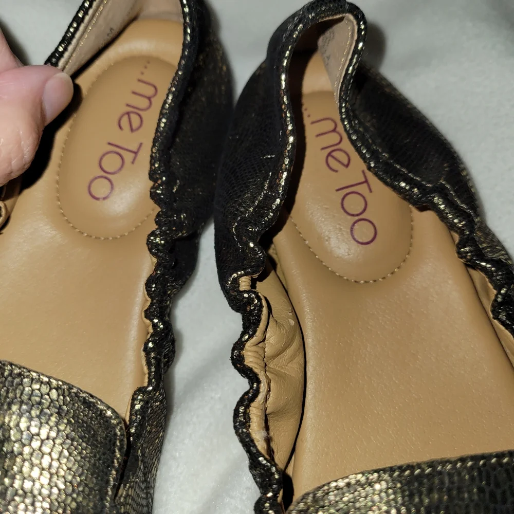 Me Too Tribe Flats Gold/Copper Size 7 1/2 M - Picture 3 of 7